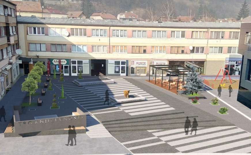 Posvećen velikanima: Travnik uskoro dobija trg s motivima književne tradicije